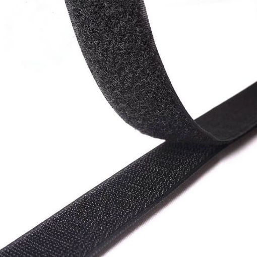 Picture of VELCRO SELF ADHESIVE BLACK BY METRE